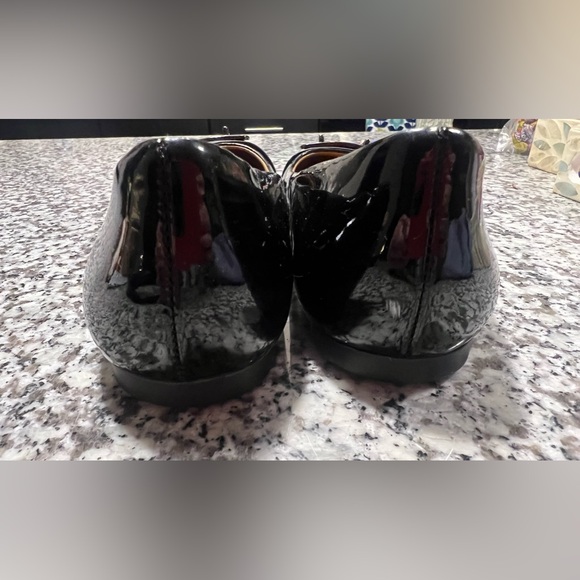 Coach Patent Leather Ballet Flats Size 8 - Picture 6 of 7